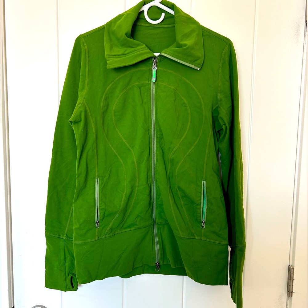 Lululemon Green Zip Up
